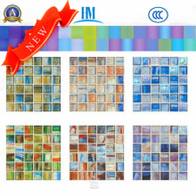 Épaisseur petite taille 4mm Mosaïque en verre / Coloré / Piscine / TV Mur / Mosaïque en verre